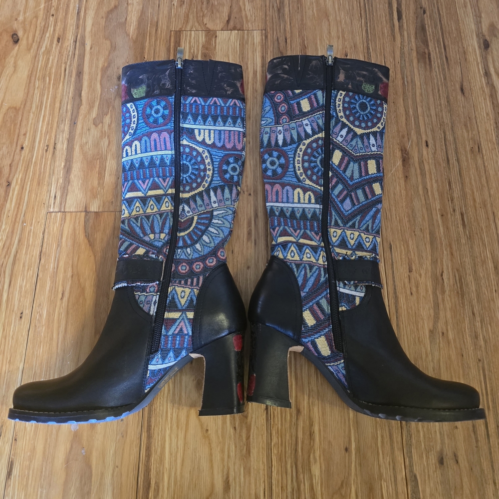 Spring Step L'Artiste Multicolor Tapestry Boot - Picture 2 of 11